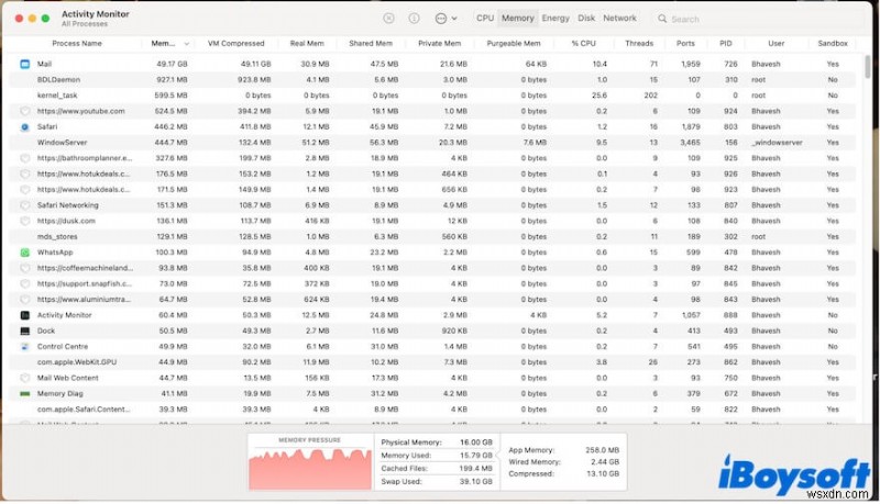 Rò rỉ bộ nhớ macOS Sequoia:Nguyên nhân, cách khắc phục và mẹo phòng ngừa 