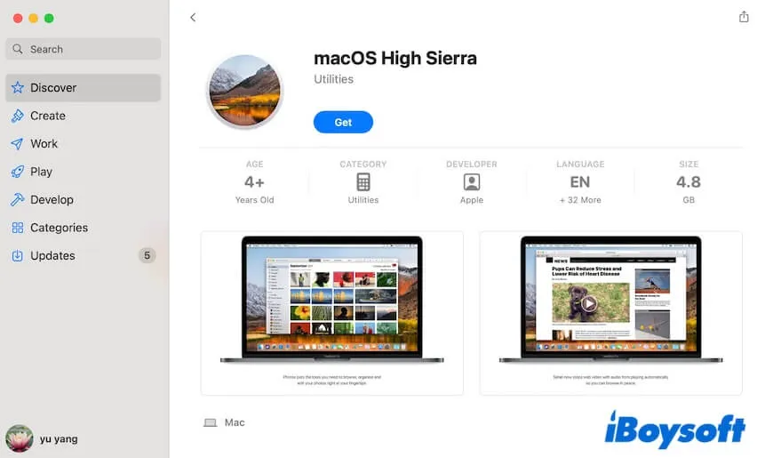Trình cài đặt macOS High Sierra – Hướng dẫn tải xuống miễn phí và tương thích cho tất cả máy Mac 