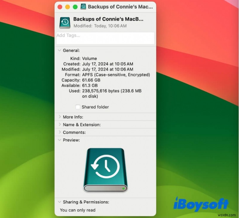 Sửa lỗi quyền trên ổ đĩa ngoài trong macOS 