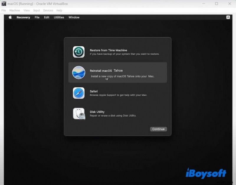 Chạy macOS 26 Tahoe trên PC Windows với VirtualBox – Hướng dẫn từng bước 