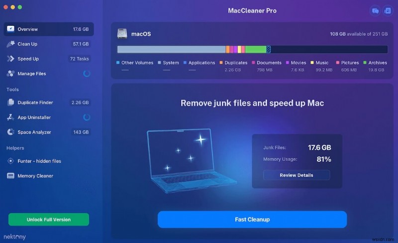 8 công cụ dọn dẹp máy Mac miễn phí hàng đầu – Các lựa chọn thay thế CleanMyMac tốt nhất