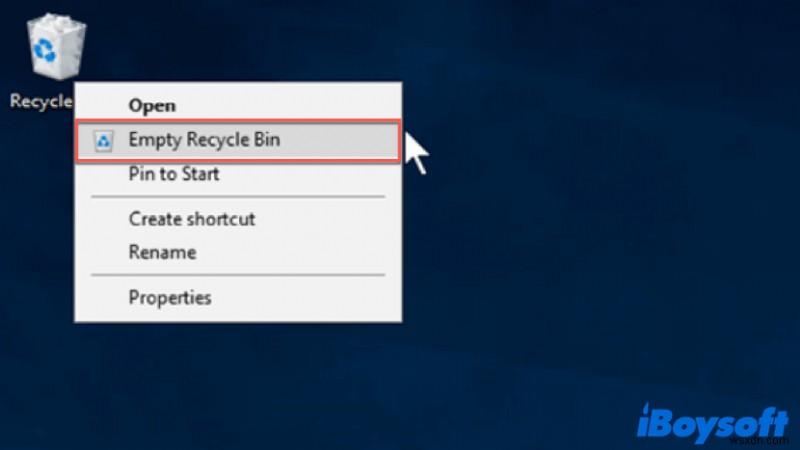 5 cách đáng tin cậy để dọn sạch thùng rác trên Windows 10