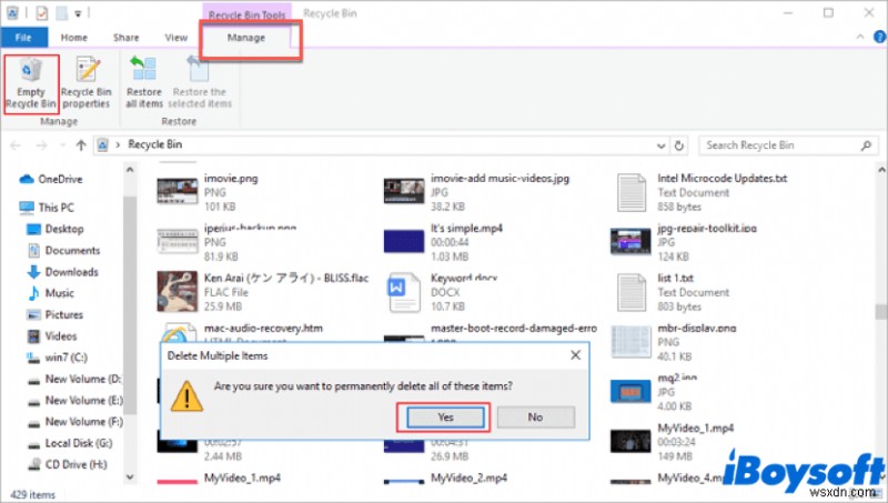 5 cách đáng tin cậy để dọn sạch thùng rác trên Windows 10