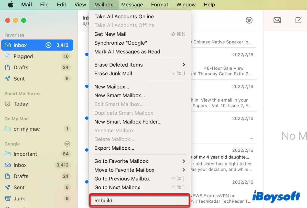 Khắc phục sự cố tìm kiếm Apple Mail trên macOS Ventura – Hướng dẫn từng bước