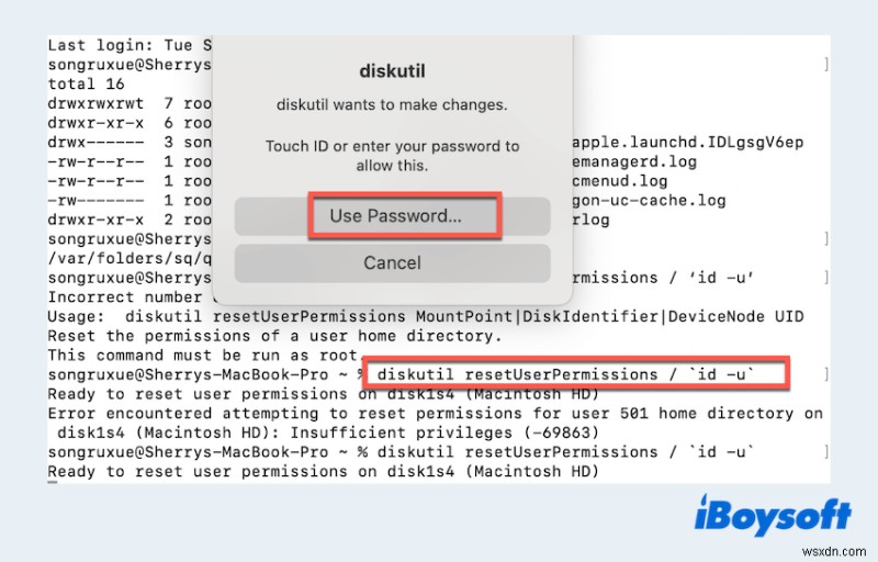 Khắc phục  Lỗi xác định thư mục tạm thời có thể ghi  trong Tiện ích lưu trữ trên macOS 