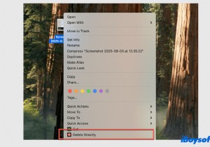 Loại bỏ việc làm rỗng Thùng rác trên Mac: Dùng phím tắt xóa trực tiếp để xóa file dễ dàng