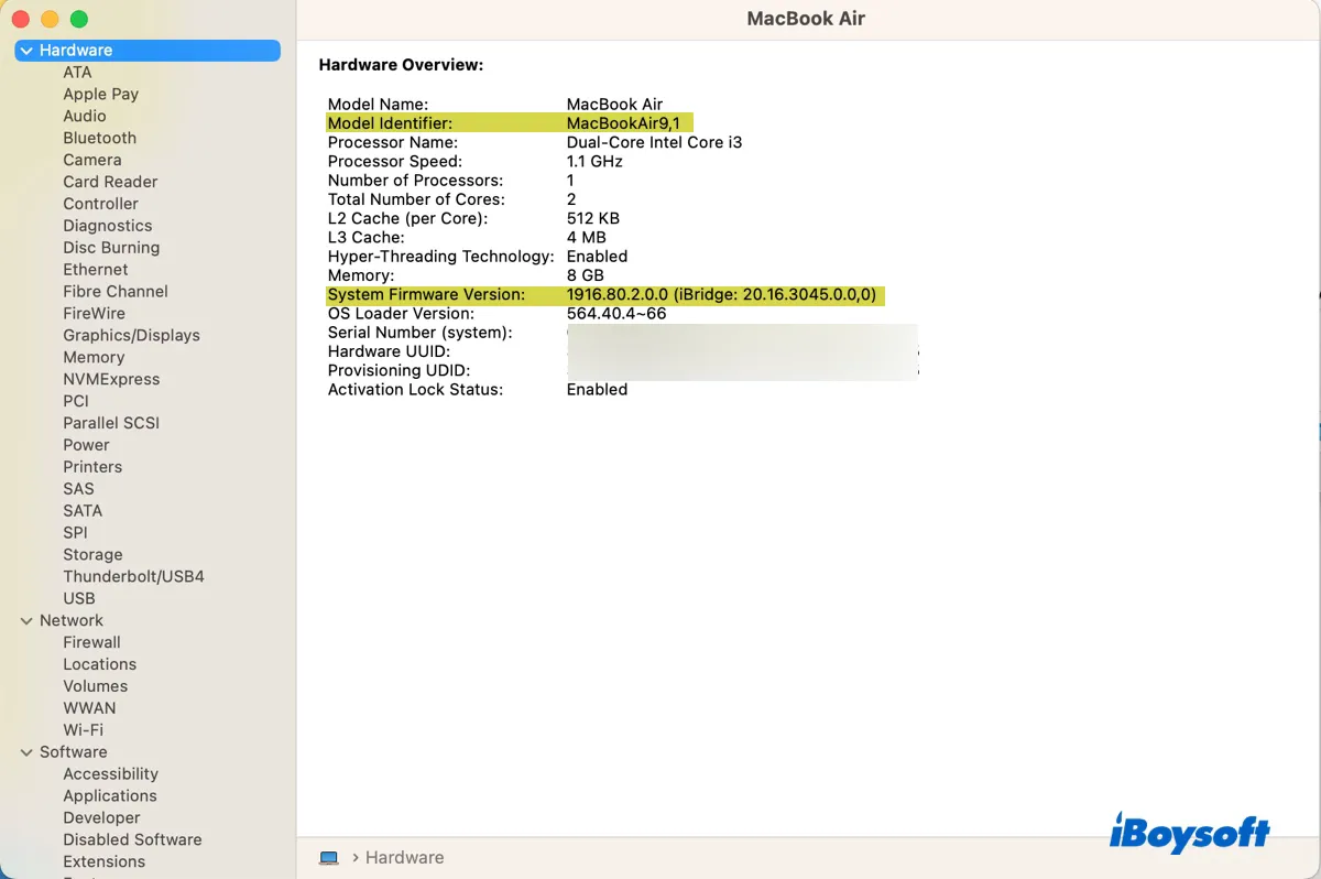 Sửa lỗi “Required Firmware Update Could Not Be Installed” trên macOS Monterey 