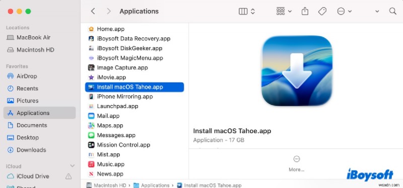 Cài đặt macOS Tahoe trên ổ đĩa ngoài:Hướng dẫn từng bước 