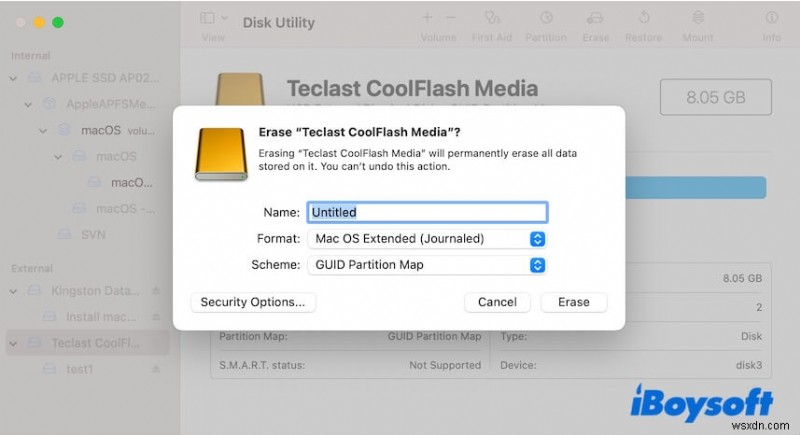 Cách giải quyết vấn đề bị kẹt  Tạo đĩa khởi động  khi tạo USB khởi động macOS 