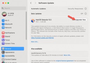 Cập nhật macOS Sequoia – Bản phát hành mới nhất và tất cả các phiên bản trước 