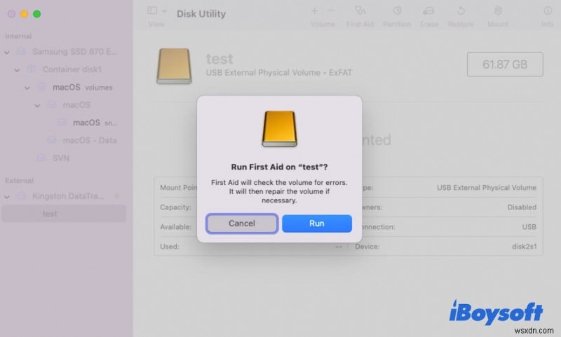 Cách khắc phục lỗi com.apple.diskmanagement.disenter Lỗi 53249 trên máy Mac 