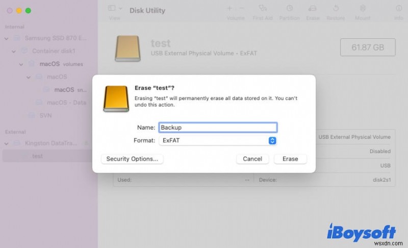 Cách khắc phục lỗi com.apple.diskmanagement.disenter Lỗi 53249 trên máy Mac 
