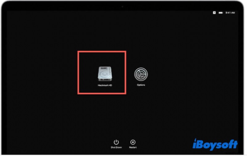 Giải quyết lỗi macOS Phục hồi thay đổi cài đặt hệ thống, không tìm thấy quản trị viên
