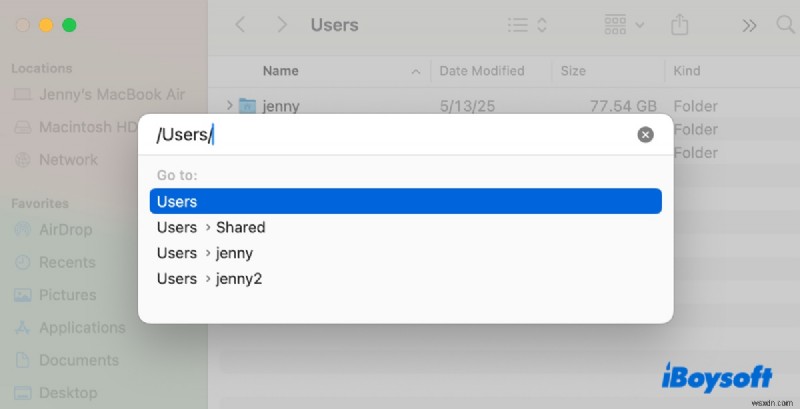 Hiểu và quản lý bộ nhớ  Người dùng khác &được chia sẻ  trên macOS 