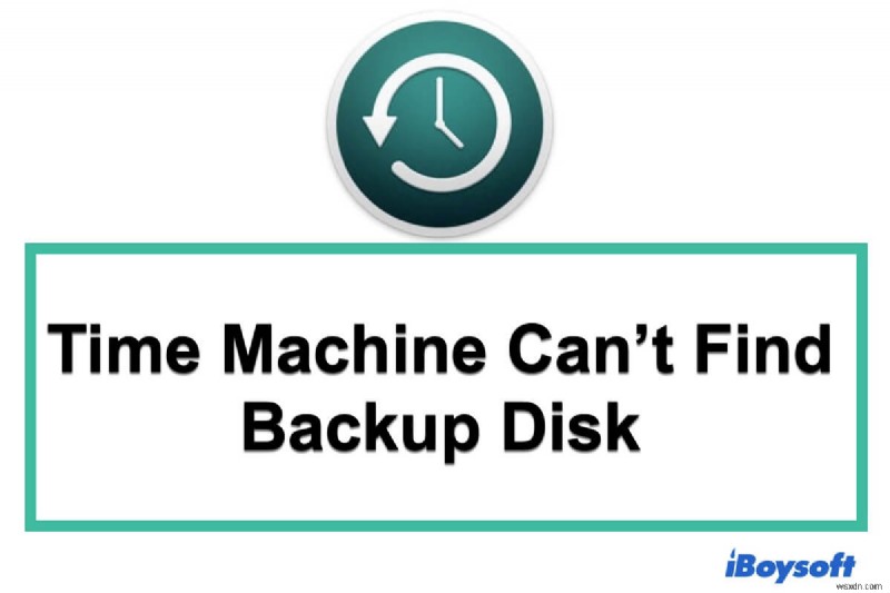 Cách giải quyết lỗi Không thể kết nối với đĩa sao lưu máy thời gian hiện tại trên macOS