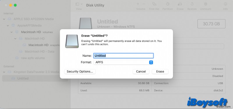 Khắc phục sự cố ghi USB trên macOS:Giải pháp nhanh chóng, đáng tin cậy 