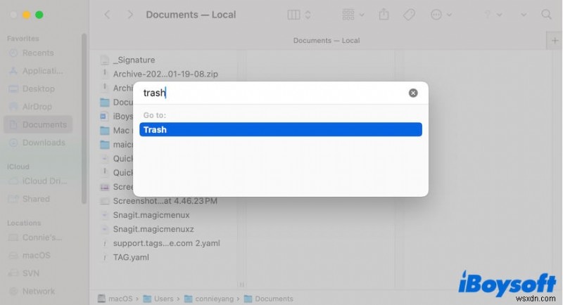 Cách khôi phục biểu tượng thùng rác bị thiếu trên macOS 