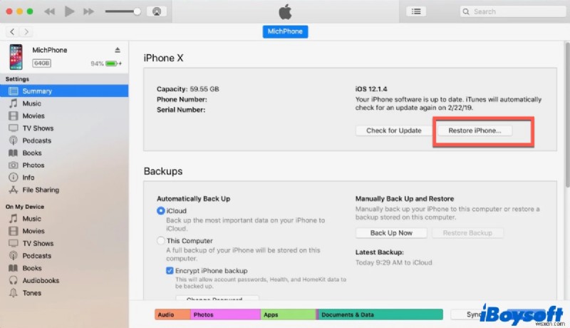Bỏ qua màn hình không khả dụng của iPhone:Hướng dẫn từng bước an toàn 