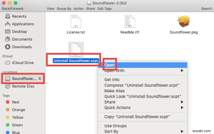 Gỡ cài đặt an toàn Soundflower và xóa soundflower.kext khỏi macOS 