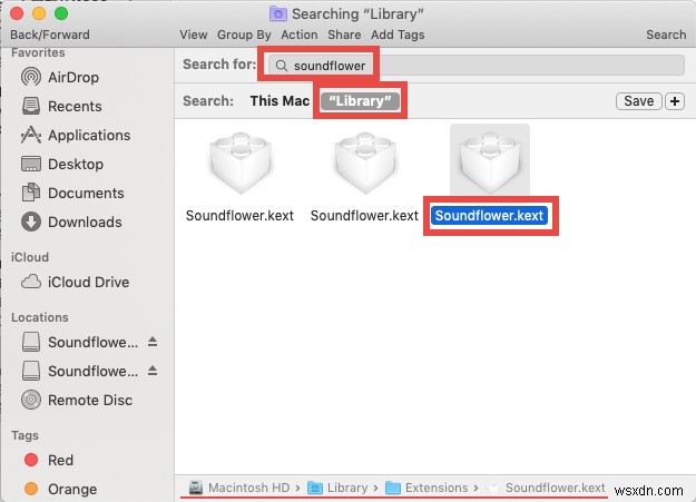 Gỡ cài đặt an toàn Soundflower và xóa soundflower.kext khỏi macOS 