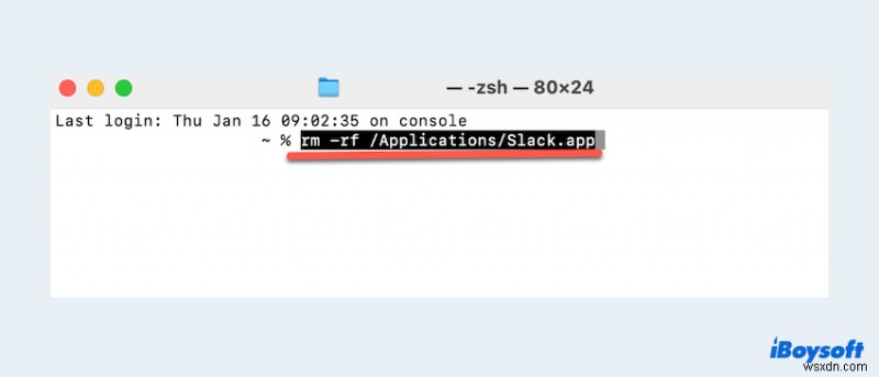 Từng bước:Gỡ cài đặt Slack trên macOS trong vài phút 