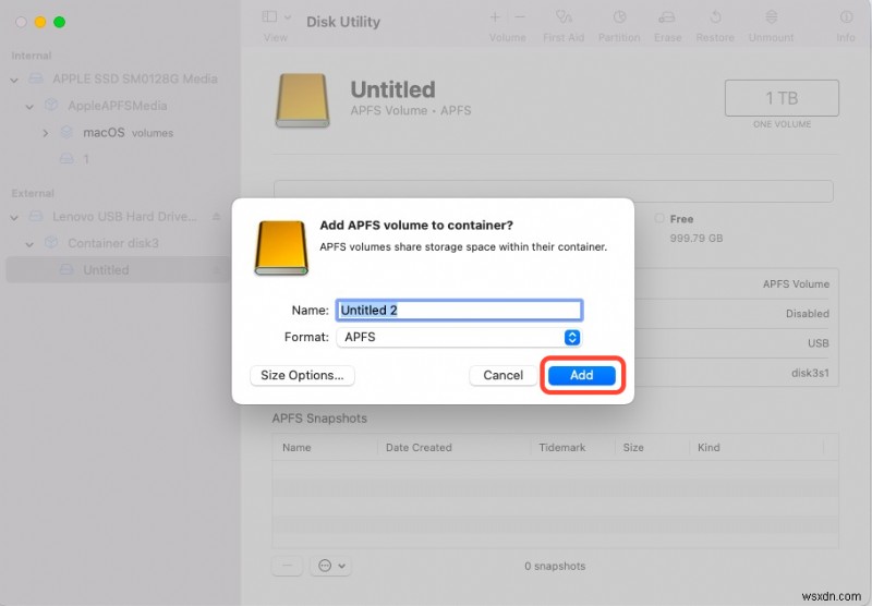 Cách giải quyết lỗi mã hóa khối APFS (-69596) trên macOS