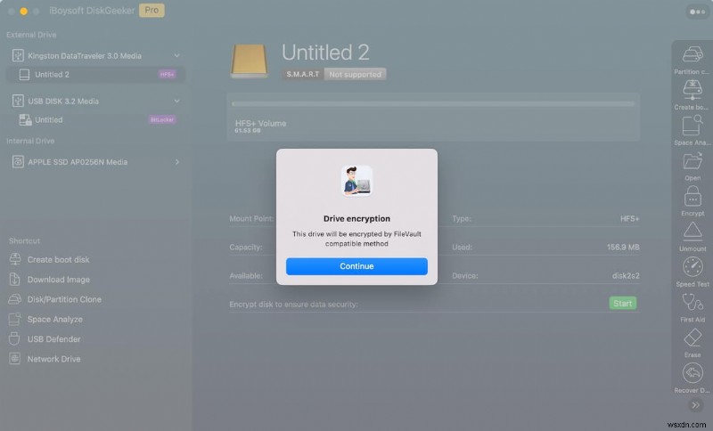 Cách giải quyết lỗi mã hóa khối APFS (-69596) trên macOS