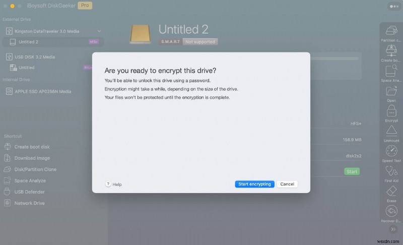 Cách giải quyết lỗi mã hóa khối APFS (-69596) trên macOS