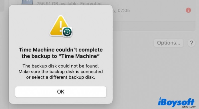 Giải pháp:Khôi phục bản sao lưu Time Machine sau khi nâng cấp lên macOS Sequoia 