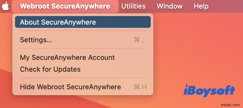 Xóa Webroot SecureAnywhere khỏi máy Mac của bạn:3 phương pháp gỡ cài đặt đã được chứng minh 