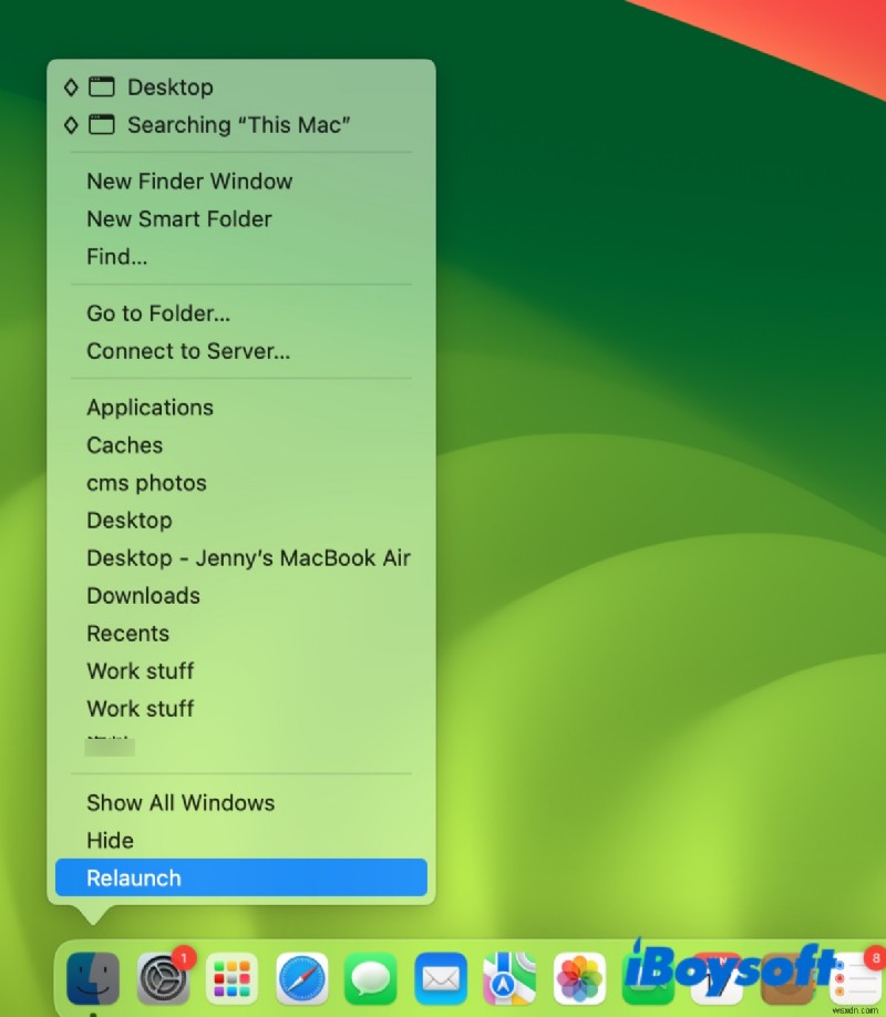 Khắc phục sự cố tìm kiếm trên Mac Finder trên Sequoia, Sonoma và Ventura 