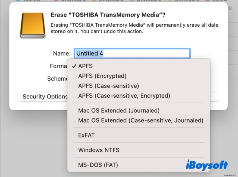 Hướng dẫn về máy Mac:Định dạng, thêm và quản lý ổ cứng gắn ngoài Toshiba 