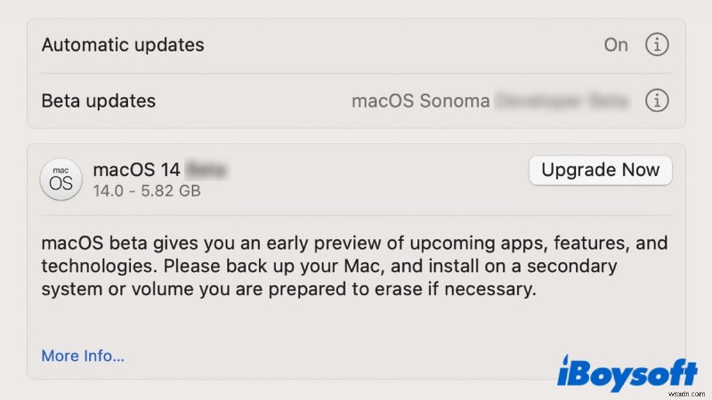 Hướng dẫn từng bước:Cập nhật lên macOS Sonoma và khắc phục sự cố cài đặt 
