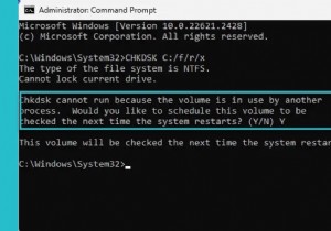 Giải quyết lỗi Chkdsk khi ổ đĩa được sử dụng bởi một quy trình khác 
