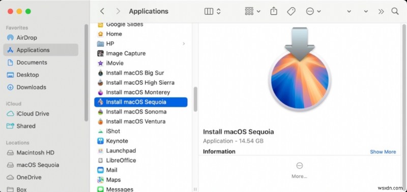 Cách tải xuống hoặc tạo macOS Sequoia DMG trực tiếp trên máy Mac của bạn 