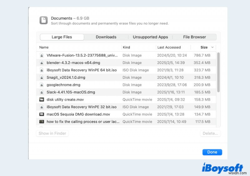 Sửa lỗi “Not Enough Space” khi cài macOS 26 Tahoe 