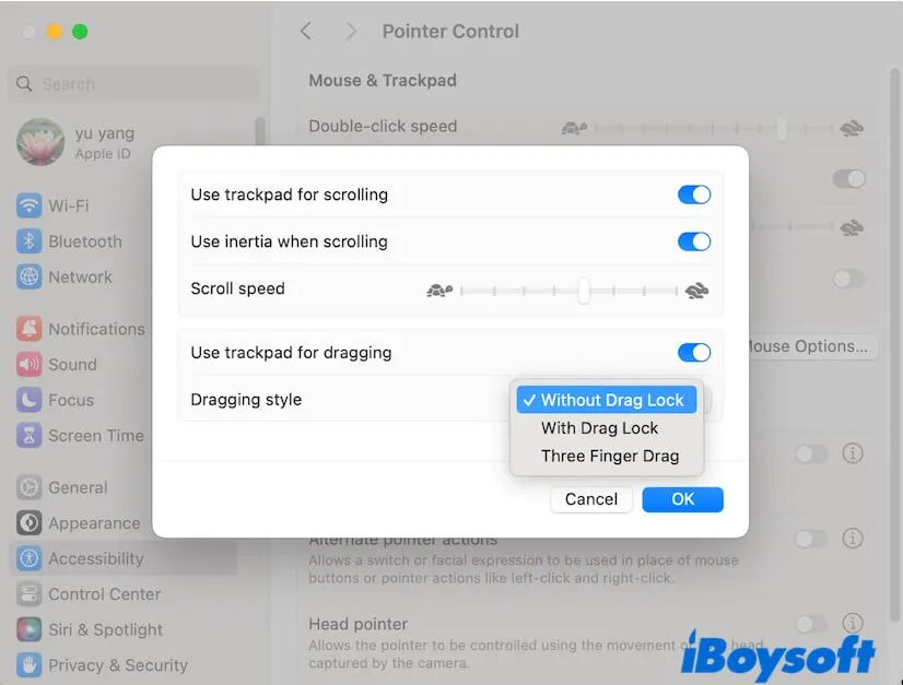 Master Mac Drag &Drop:Hướng dẫn dễ dàng cho bàn di chuột và chuột 