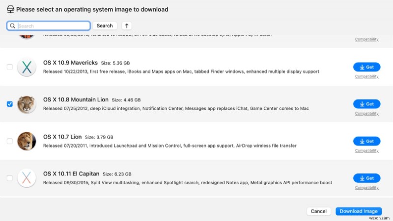 Trình cài đặt macOS 10.8 Mountain Lion miễn phí – Tải xuống DMG &ISO