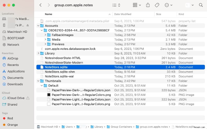 Ghi chú Mac được lưu trữ ở đâu? Khôi phục ghi chú đã xóa hoặc bị thiếu trên macOS