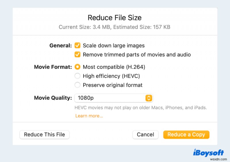 Cách giảm kích thước tệp trên macOS:Kỹ thuật chuyên môn đã được chứng minh 