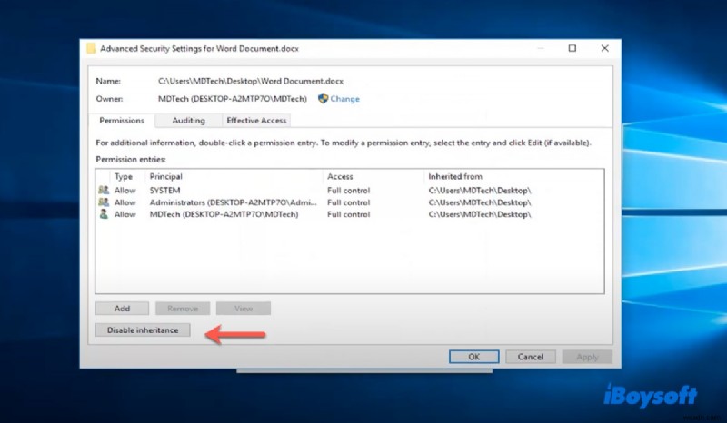 Khắc phục sự cố đặc quyền truy cập  Word Không thể mở tài liệu  trên Windows và Mac 