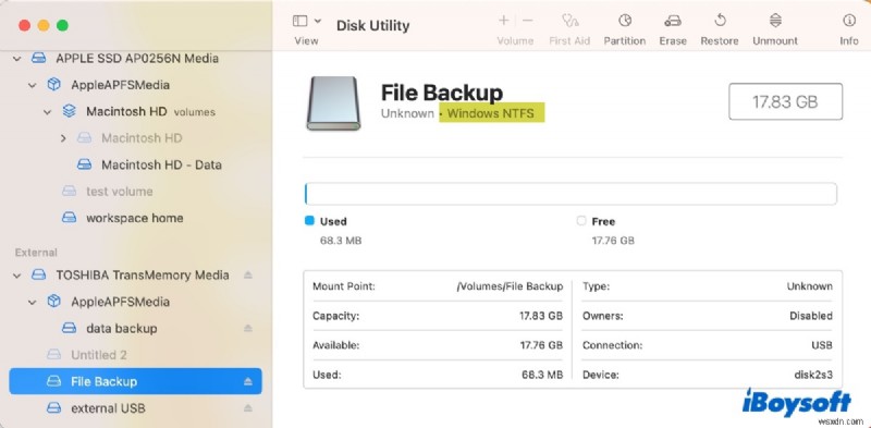Tạo thư mục mới trên ổ cứng ngoài (USB) trên máy Mac – Hướng dẫn từng bước 