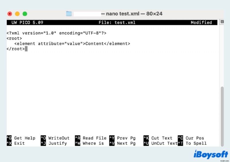 Hướng dẫn từng bước để tạo tệp XML trên macOS 