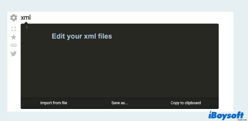 Hướng dẫn từng bước để tạo tệp XML trên macOS 