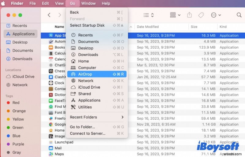 AirDrop không xuất hiện trên Mac? Sửa nhanh để khôi phục Finder và Menu ngữ cảnh