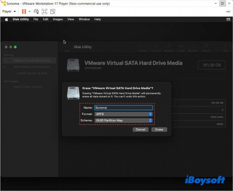 Hướng dẫn từng bước:Cài đặt macOS Sonoma trên VMware Workstation cho Windows 