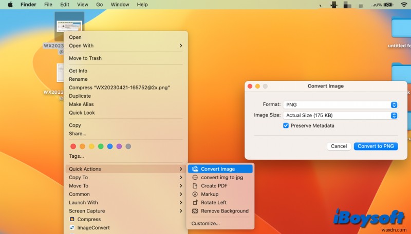 Chuyển đổi hình ảnh sang PNG trên máy Mac:Giải thích nhiều phương pháp dễ dàng 