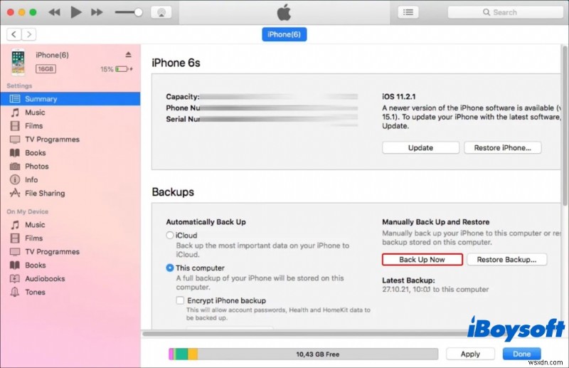 Cách sao lưu iPhone của bạn vào ổ cứng ngoài - Hướng dẫn từng bước 
