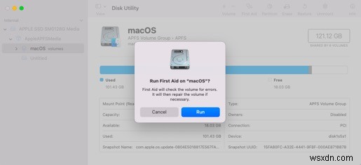 Cài đặt lại macOS khi phiên bản đĩa của bạn yêu cầu cập nhật 