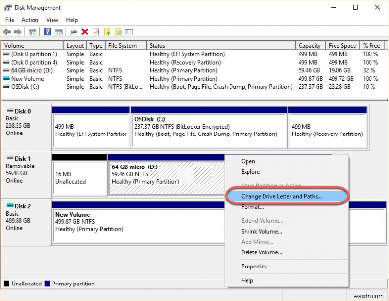 Giải quyết lỗi “Drive Letter Not Available” trên Windows 11, 10, 8, 7 